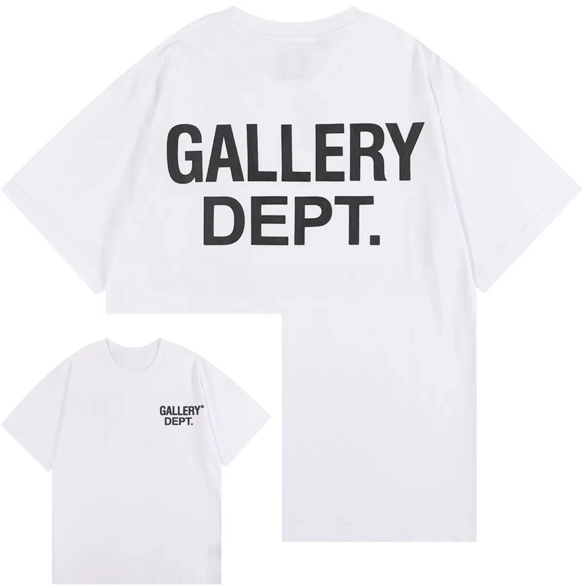 Hot 2026 New Sale Classic Logo Letter Print Basic T-shirt Men and Women Couple Loose High Street Short Sleeve Summer