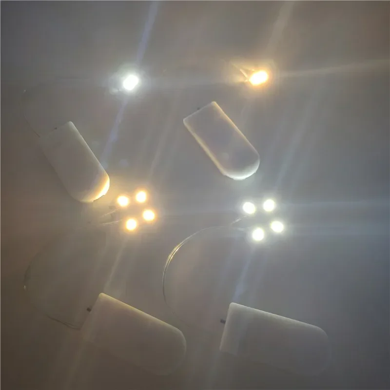 Mini DIY Small Bulb Handmade Luminous Button Lamp Beads Color Flashing LED Electronic Light