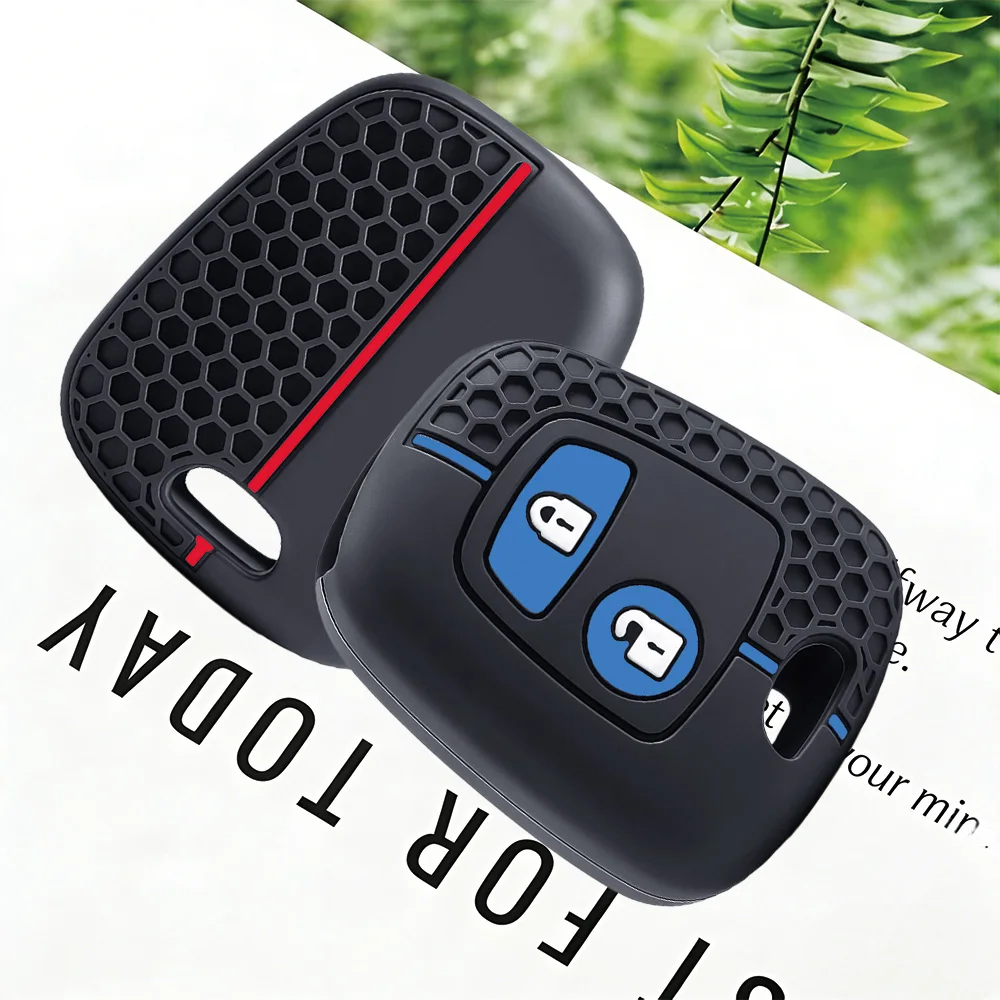 Silicone 2B Car Key Cover For Peugeot 106 107 206 207 307 Citroen C1 C2 C3 C4 Xsara Picasso Toyota AYGO Remote Protector