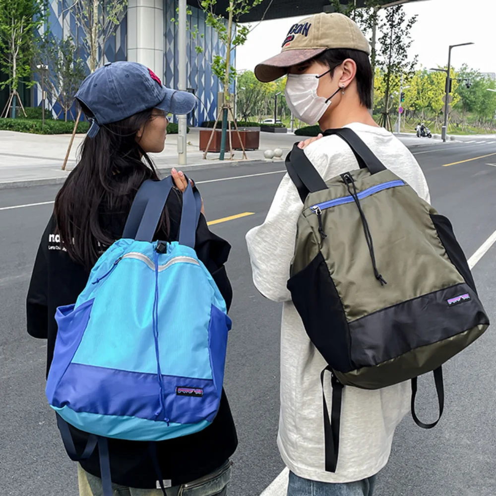 

Contrasting Color Backpack for Outdoor Travel Waterproof Lightweight Backpacks Daily Versatile Backpack Fashion Bags