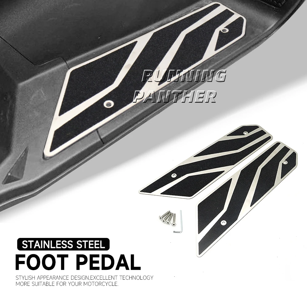 For SYM MAXSYM Maxsym TL 500 TL500 Motorcycle Footerst Footpad Footboard Steps Foot Pad Pedal Plate Floor Panel New