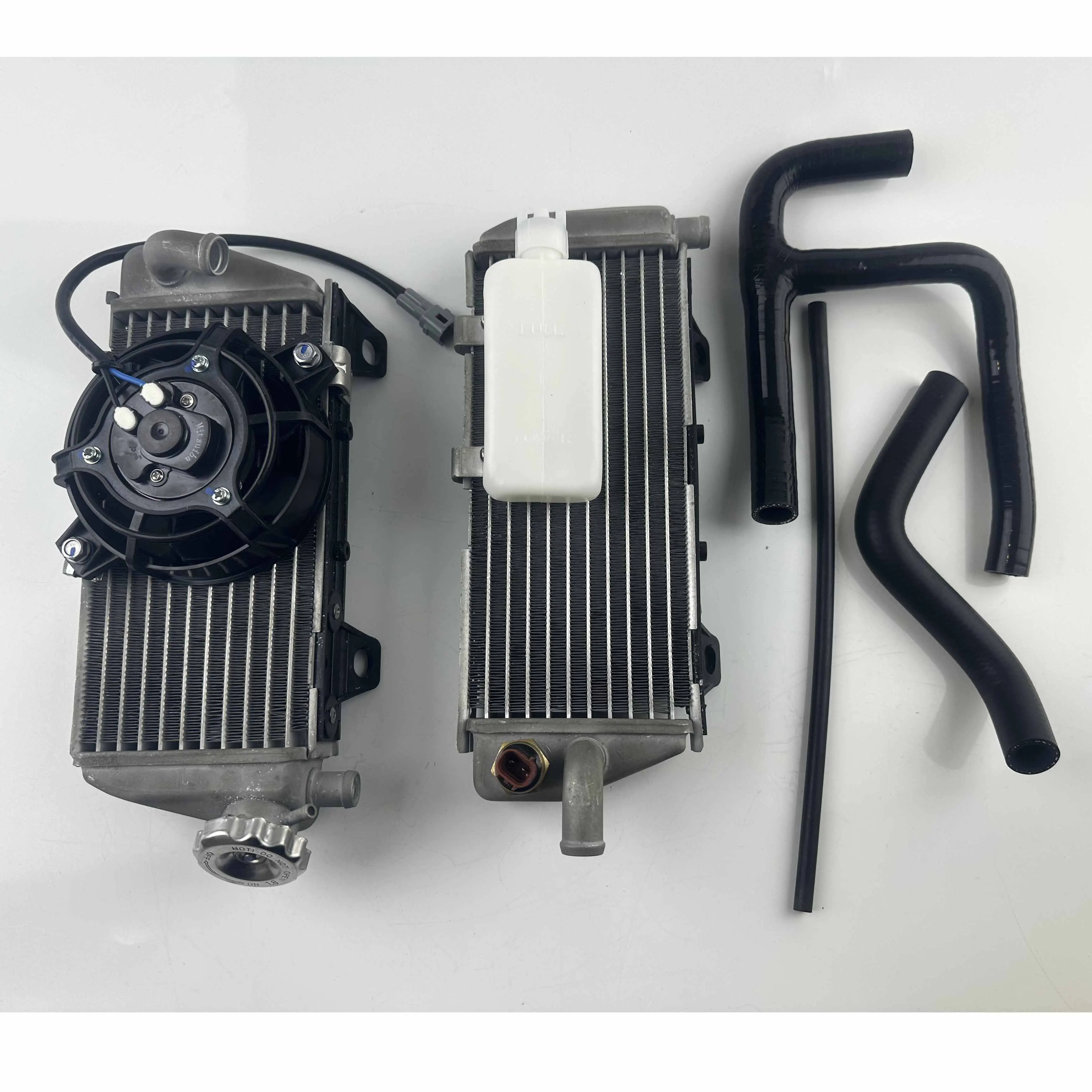 Motorcycle Water Cooler Tank Radiator For Honda Yamaha Suzuki Kawasaki BMW Ducati Triumph KTM Victory Aprilia Husqvarna