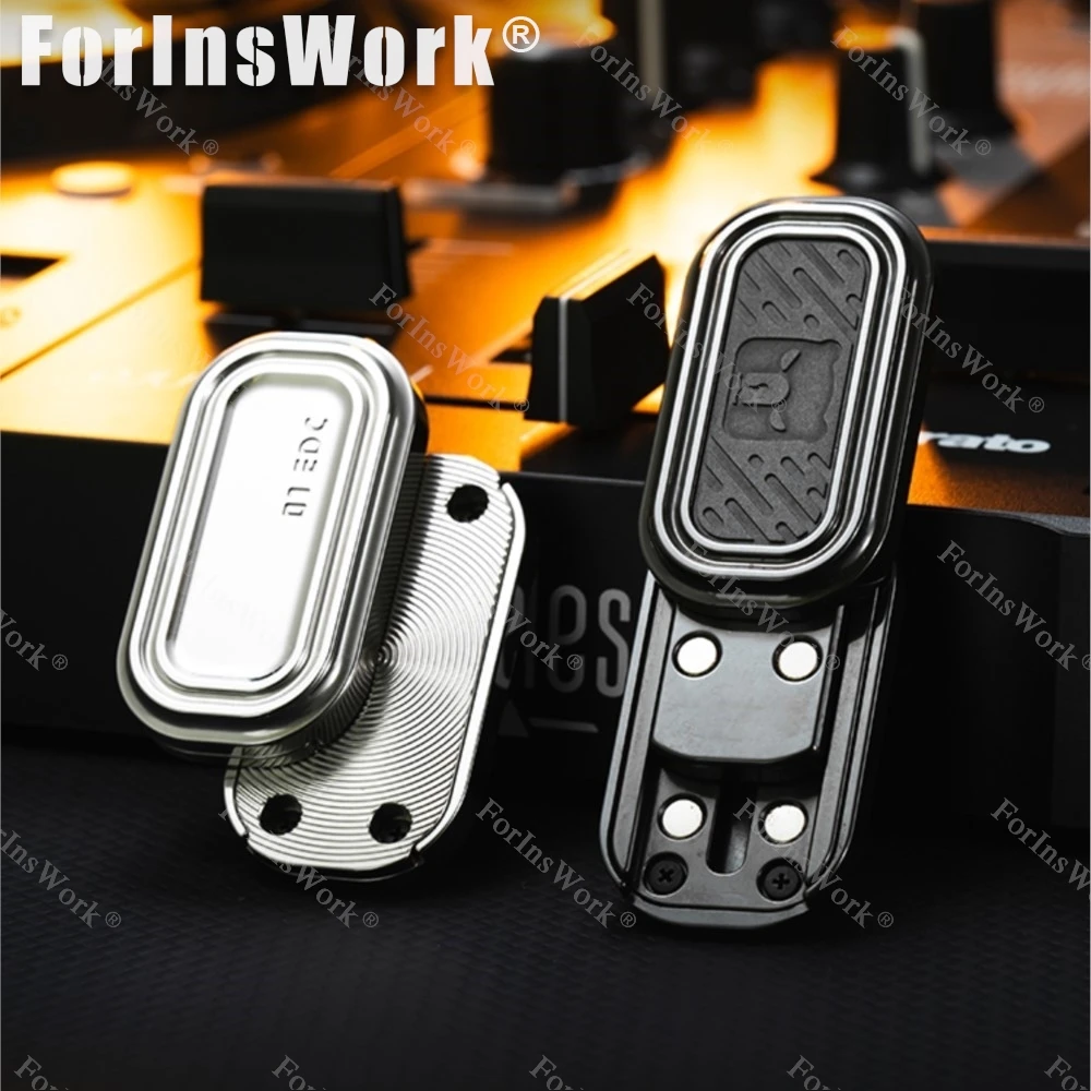 01EDC Ultra-thin Aluminum Alloy Inner Liner Push Slider Stress Relief Toy Adult Stress Relief Autism Toys
