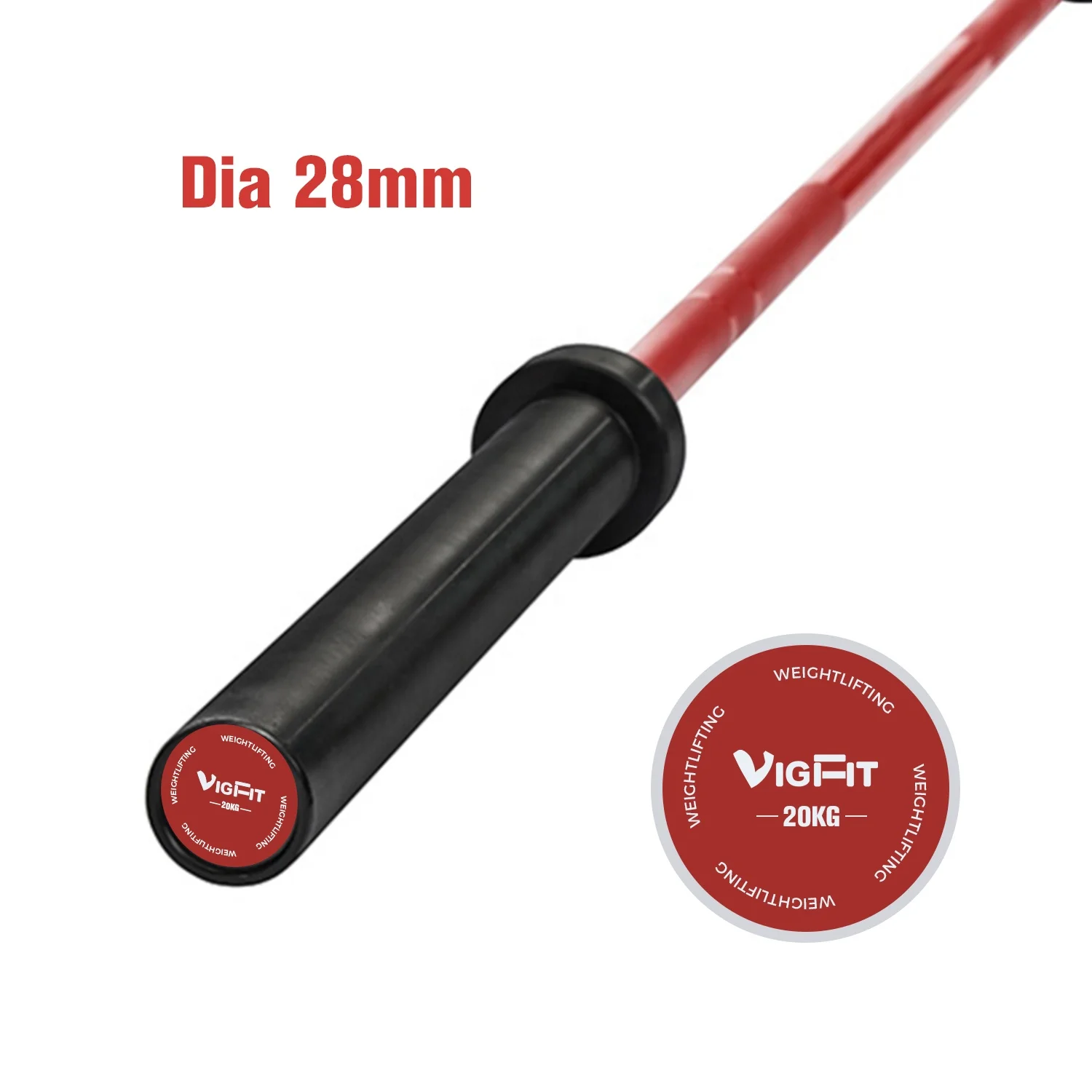 

Unisex Steel & Aluminium Weightlifting Barbell 20kg Competition Equipment for Whole Body Cross Training