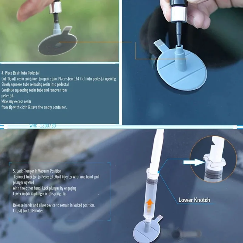 DIY Car Windshield Repair Resin Kit Tools Windscreen Break Scratch Restoration Protective Stickers Window Glass Cleaner Care