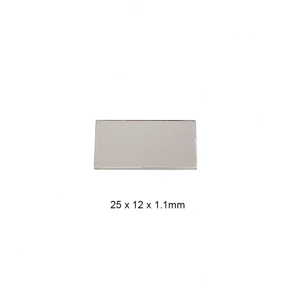 Alta Riflettente Riflettore A Specchio Laser RGB Red Green Blue Riflessione Laser Specchio Riflesso Lenti 25x12x1.1mm