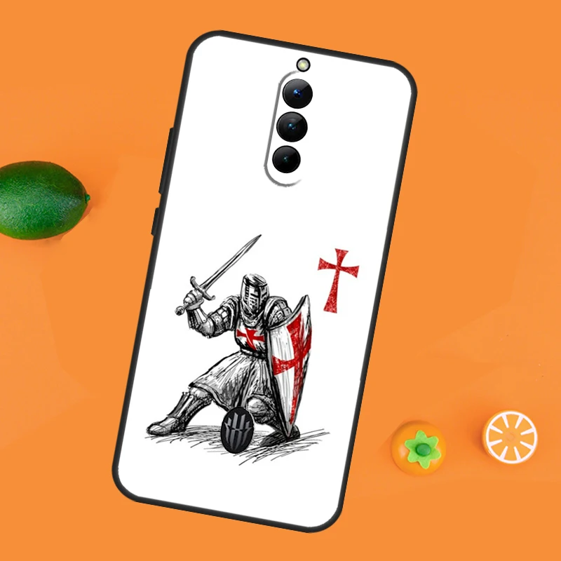 Christian Templar Knights Case For ZTE Nubia Red Magic 10 Air 6S 7S 6 7 Pro RedMagic 11 10 9 8 8S 9S 10S Pro Plus Cover - view 4