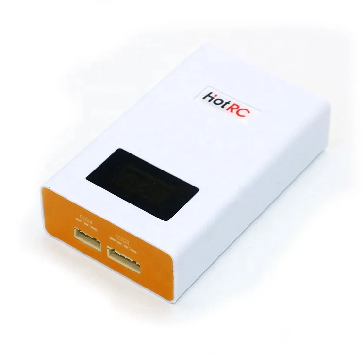 HOTRC A400 Cyfrowa Ładowarka Balansująca do Akumulatorów Lipo RC 3S 4S 3000mAh 40W LED Szybkie Ładowanie Rozładowywacz do Części do Dronów i Samolotów RC