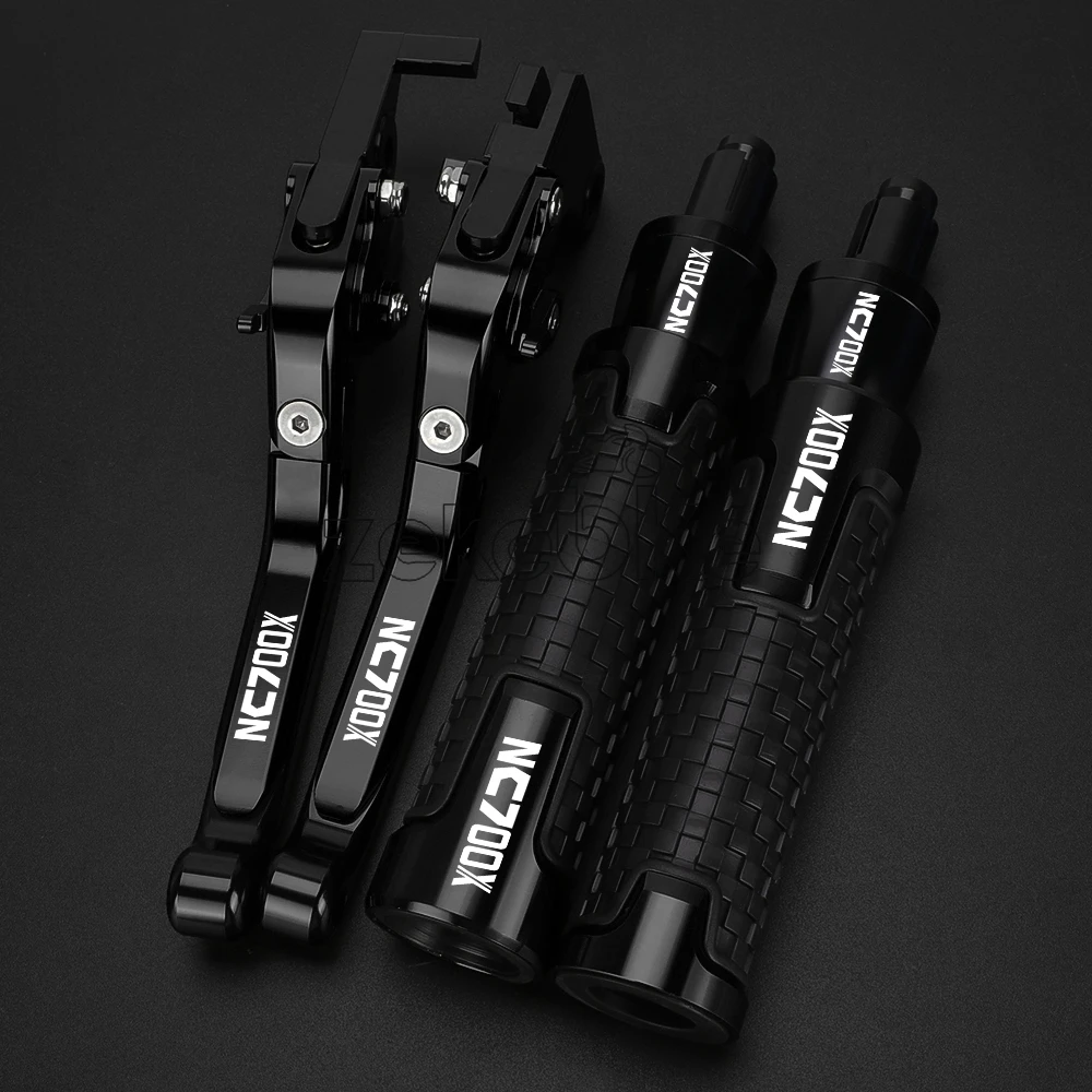 FOR HONDA NC700X 2012 2013 nc700X NC 700X NC700S Motorcycle Accessories Adjustable Brake Clutch Levers Handlebar Grips Aluminum