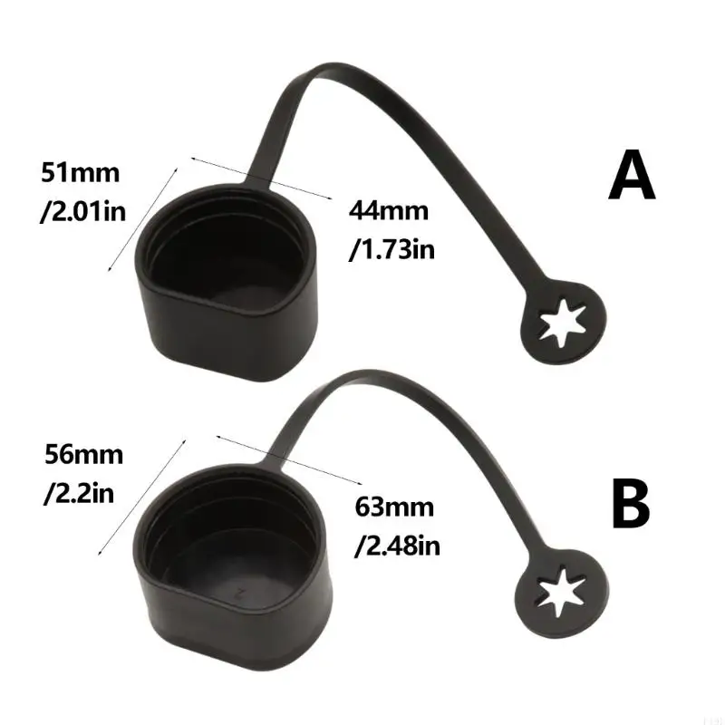 Universal Charging Outlet Cap Rain & Dust Protections Cover for New Energy Vehicles Charging Outlet Cap F19E