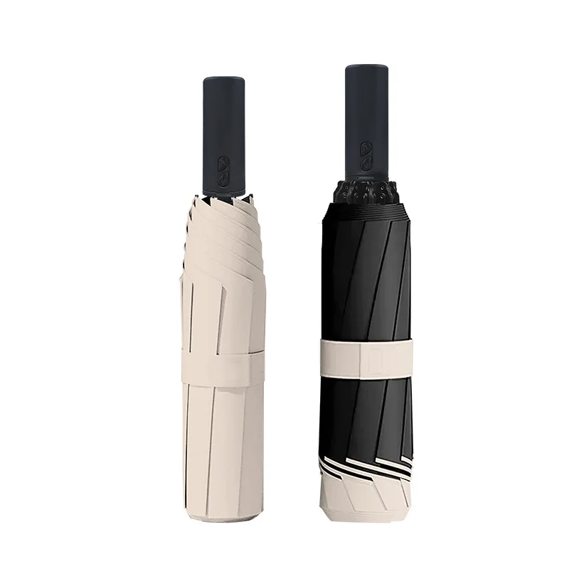 

Electric umbrella fully automatic one-click collection umbrella spot simple business male print