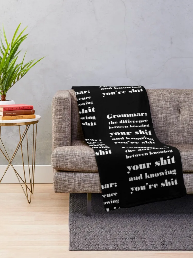 Grammar: The Difference Between Your and You're Throw Blanket valentine gift ideas Weighted Blankets