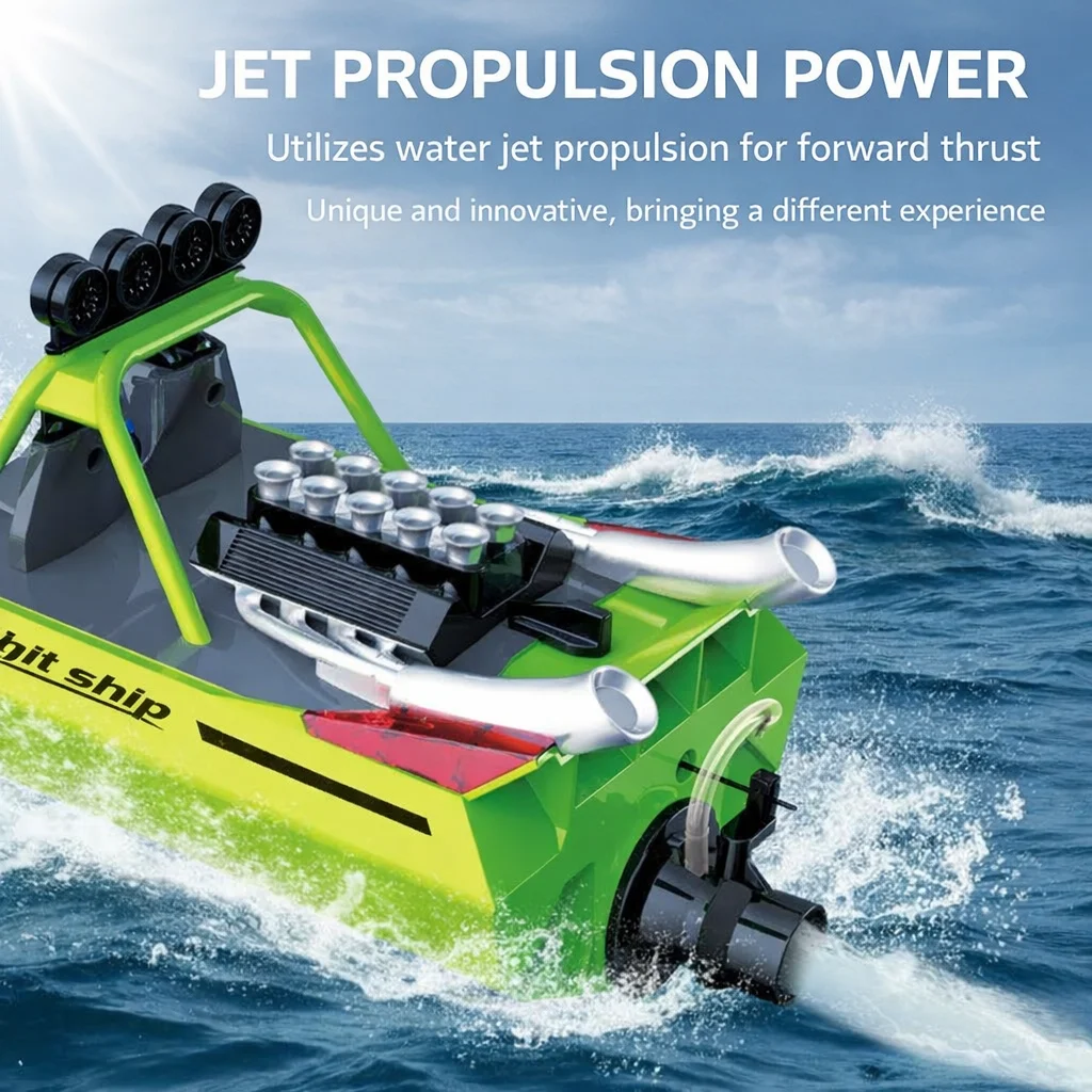 

TY725 RC Boat TURBOJET PUMP High-Speed Remote Control Jet Boat Low Battery Alarm Function Adult Children Toys Gift