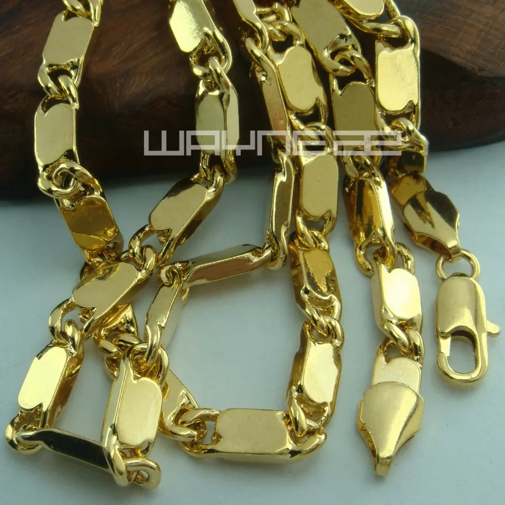 Gold color men  chains necklaces N233