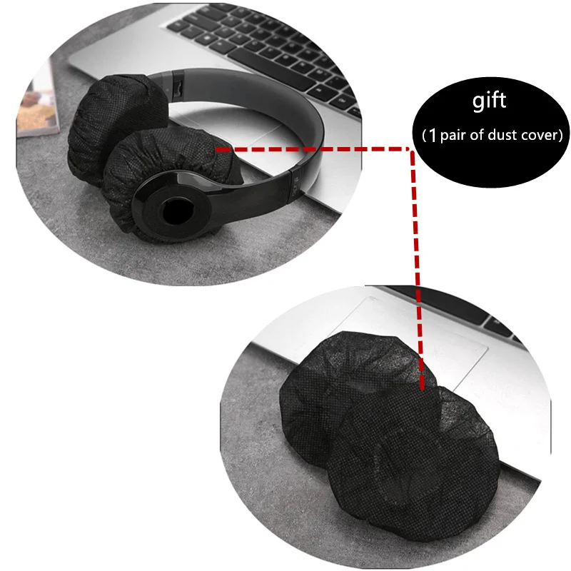 YAYINCC Ersatz-Ohrpolster Schaumstoffkissen Kopfband für Sennheiser HD25 HD 25 HD 25-1 HD25-1ii Protein-Memory-Schaumstoff Weiche Ohrpolster – Detail 7