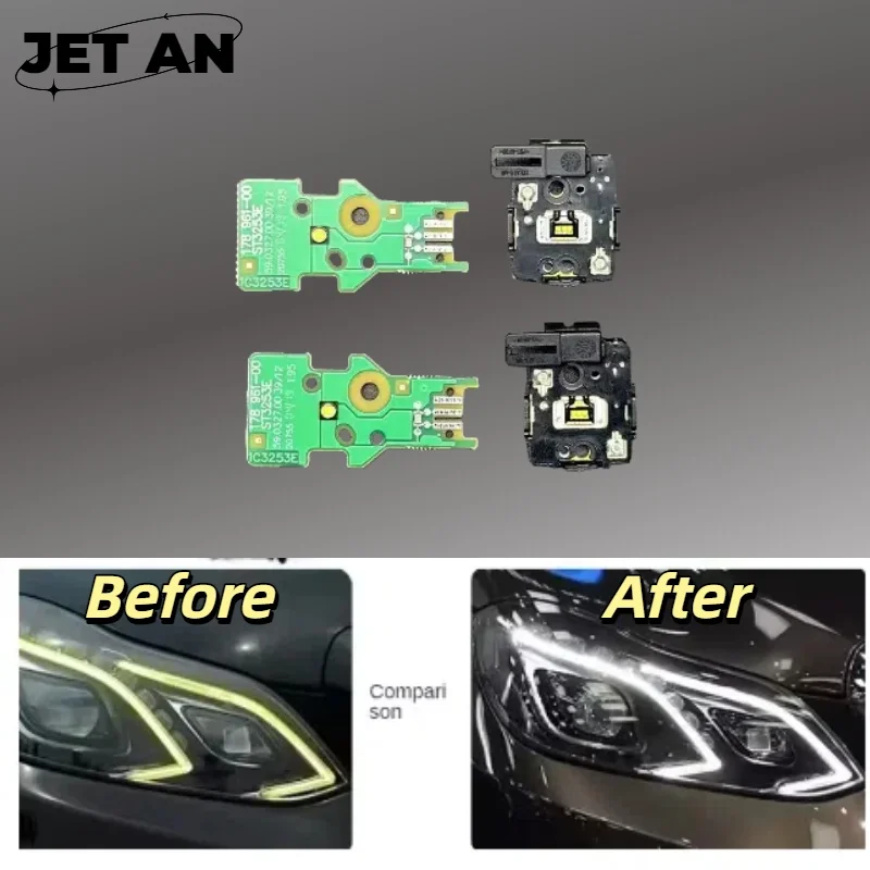 White Light for Mercedes Benz E-Class W212 2014-2015 Car Headlights DRL Chip Ballast Chip Circuit Board Light Source Board Chip