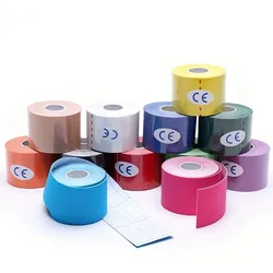 1 Roll Of Elastic Kinesiology Tape Sports Muscle Tape Bandage Care Kinesiology First Aid Tape Muscle Injury Sports Tape