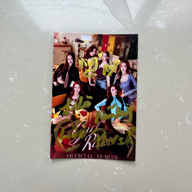 Milklove Namtanfilm Viewmim Magazine Cover Thai TV Girl Rules Drama Stills Photo Handwritten Signature Picture