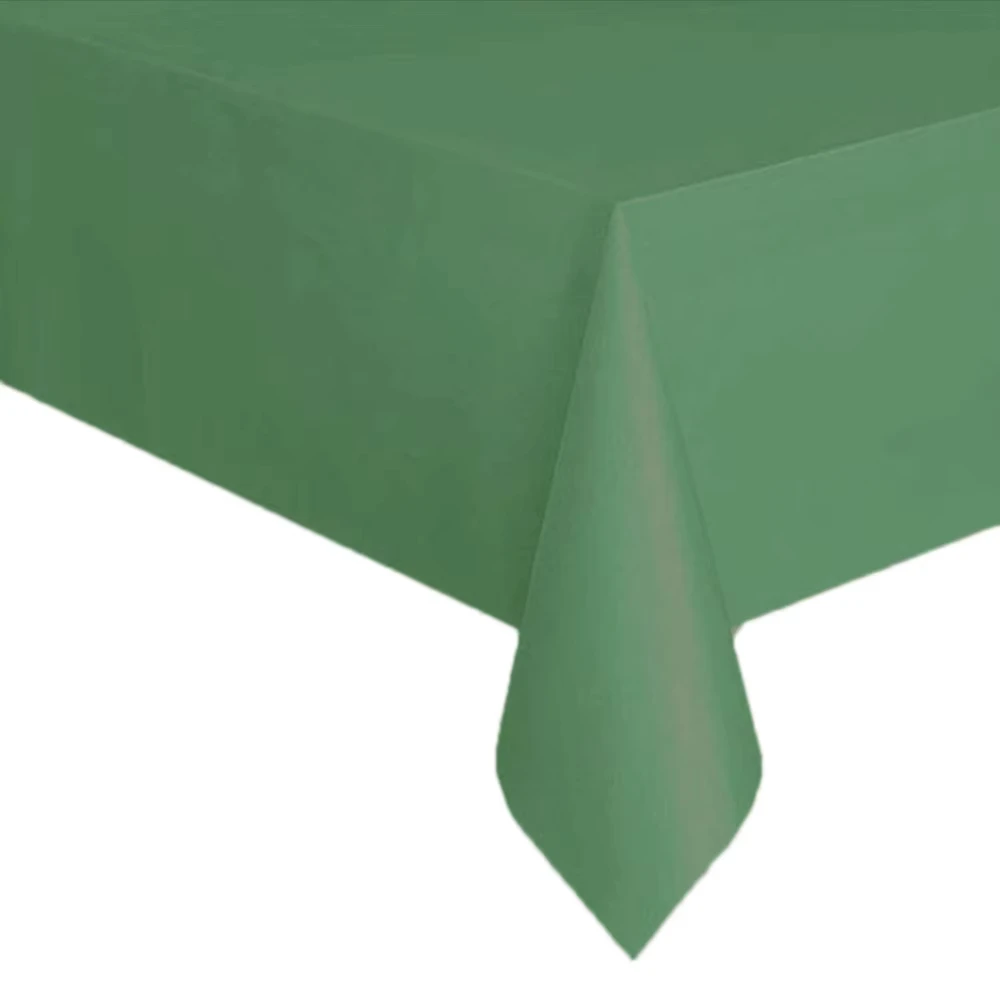 1 Stück Party-Tischdecken 137 x 274 cm/137 x 183 cm, BPA-frei, Kunststoff, Esstisch-Abdeckung, Tuch für Partys, Picknick, Camping, Outdoor, Einwegartikel – Detail 4