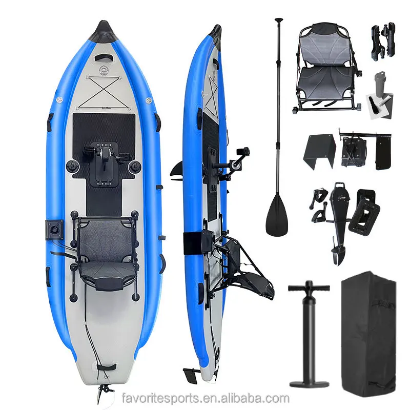 

Favorite 2024 hot selling Single Fisher Kayak With Pedal Drive System Fishing Sit On Top Fishing Touring Kayak