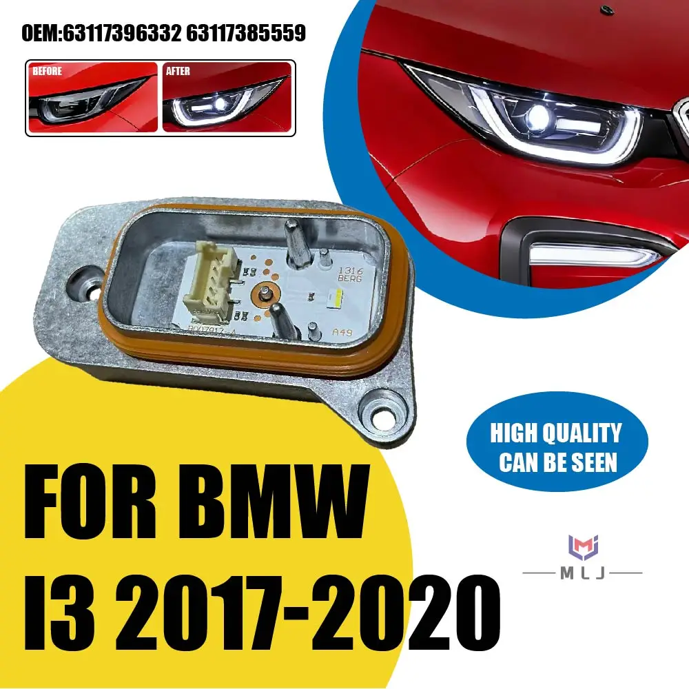 

OE 63117396332 63117385559 ДЛЯ BMW i3 2017-2020 DRL CHIP Модуль управления Блок управления Angel Eyes Автомобильные аксессуары Светодиодный модуль источника света