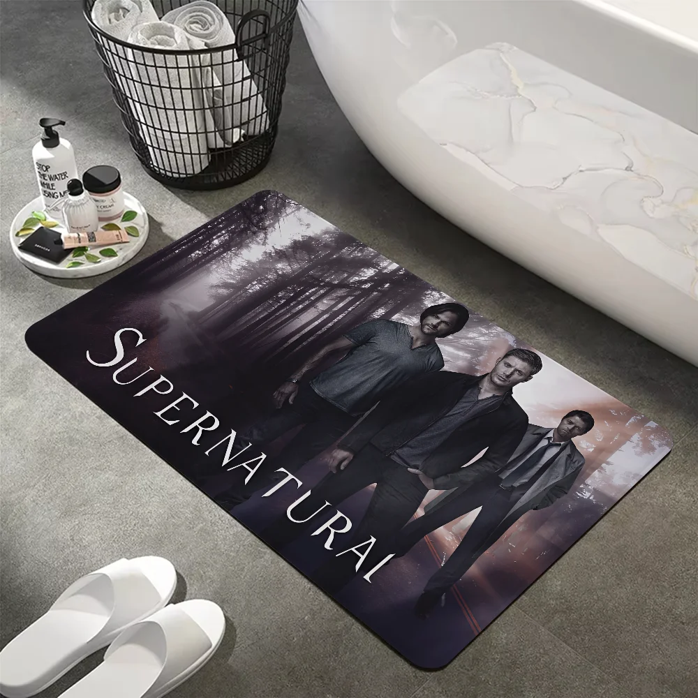 

TV Play Series Supernatural Movie Floor Mat Non-Slip Laundry Room Mat Laundry Decor Balcony Child Living Room Bedside Mats