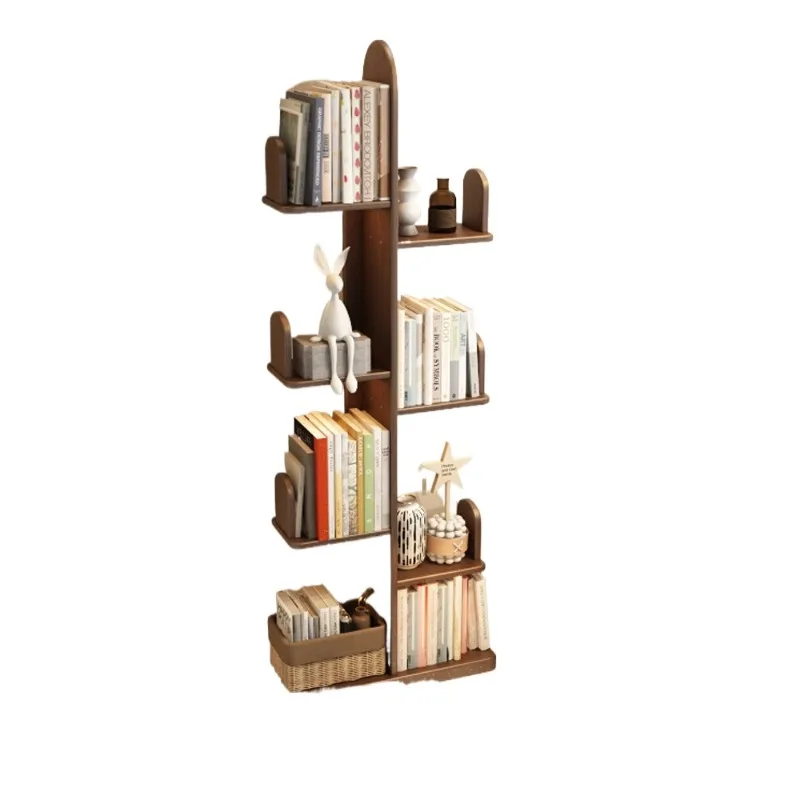 Shangxin Pavilion solid wood children's bookshelf, floor shelves, multi-layer simple bookcases