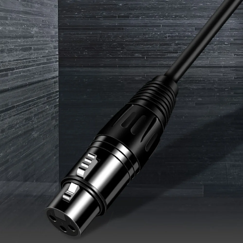 

Audio To XLR Jack 6.5 Balanced Microphone Cable 6.5mm Audio 6.35 Large Three Core XLR Cable Aux Line Mame To Male/Female