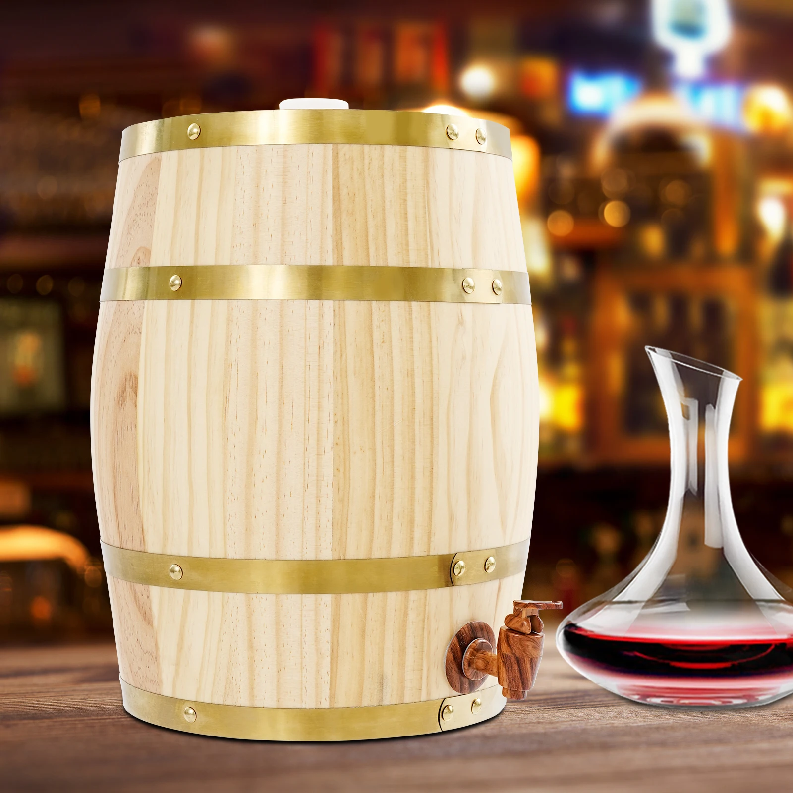 Fût à vin vertical en bois de - Wine Beer Rum avis et prix