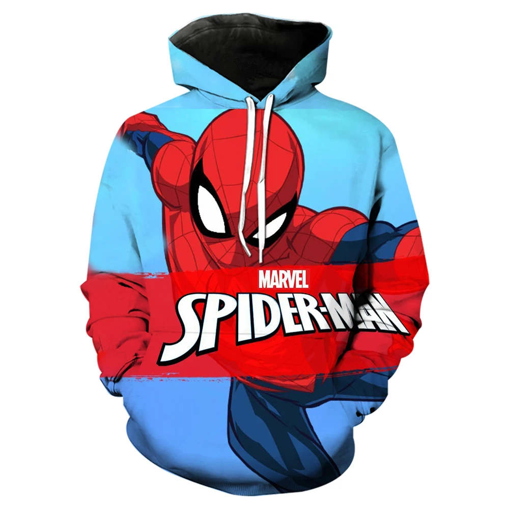 New Marvel Hoodies Venom Cartoon Anime 3D Printed Street Wear Men's and Women's Fashion Oversized Sportswear Hoodies Children's