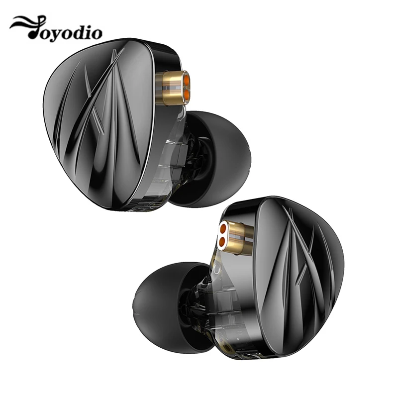 Joyodio SHINE In Ear Wired Earphones Adjustable Tuning Switch Hybrid technology Headphones Monitor Earbuds Bass Metal Headset