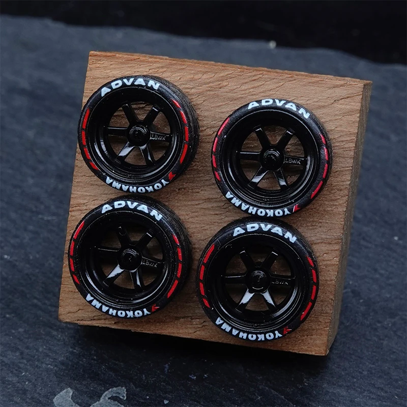 Rodas Proporcionais PuffStudio_1/64 - Estilo de Modificação LD97-LD36-8.5/8.8mm - Acessórios para Modelos de Carros