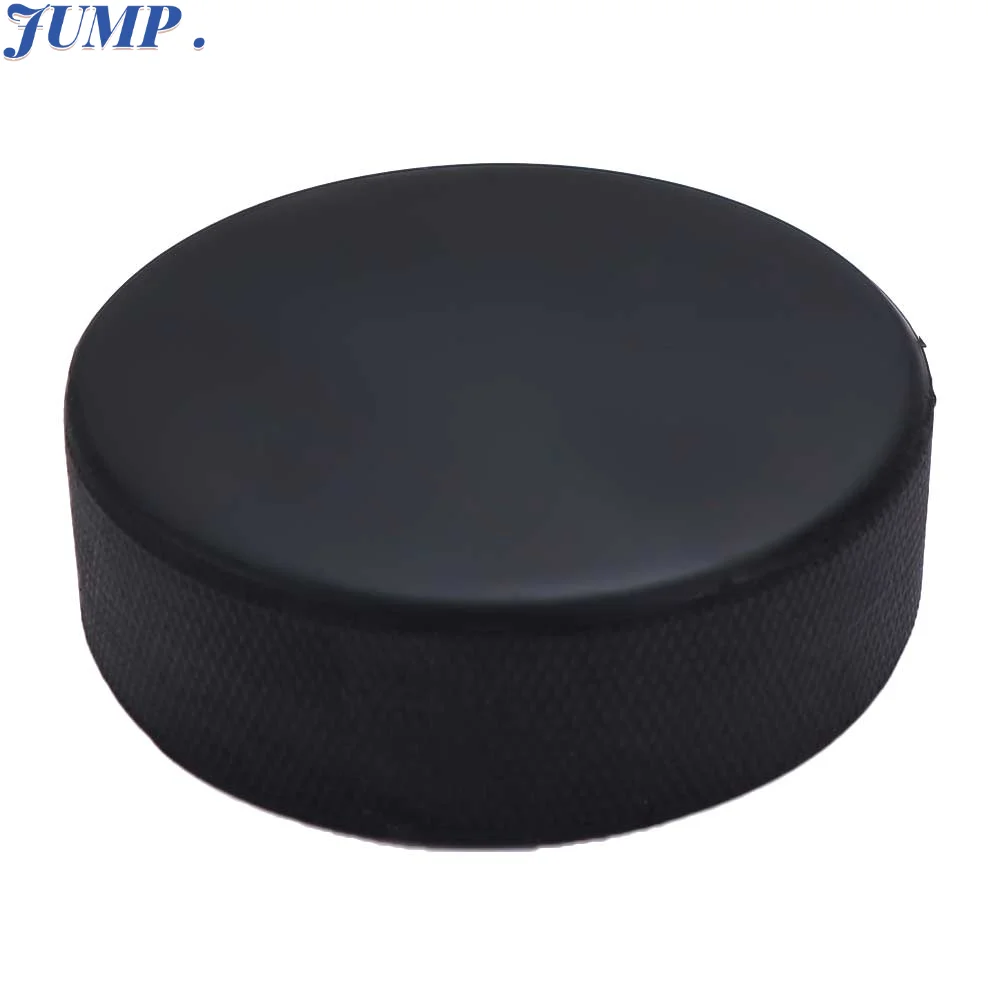 Regulation Size Hockey Balls Smooth Surface with Grippy Ice Hockey Stick Ball Rubber Black Hockey Ball Training Equipment