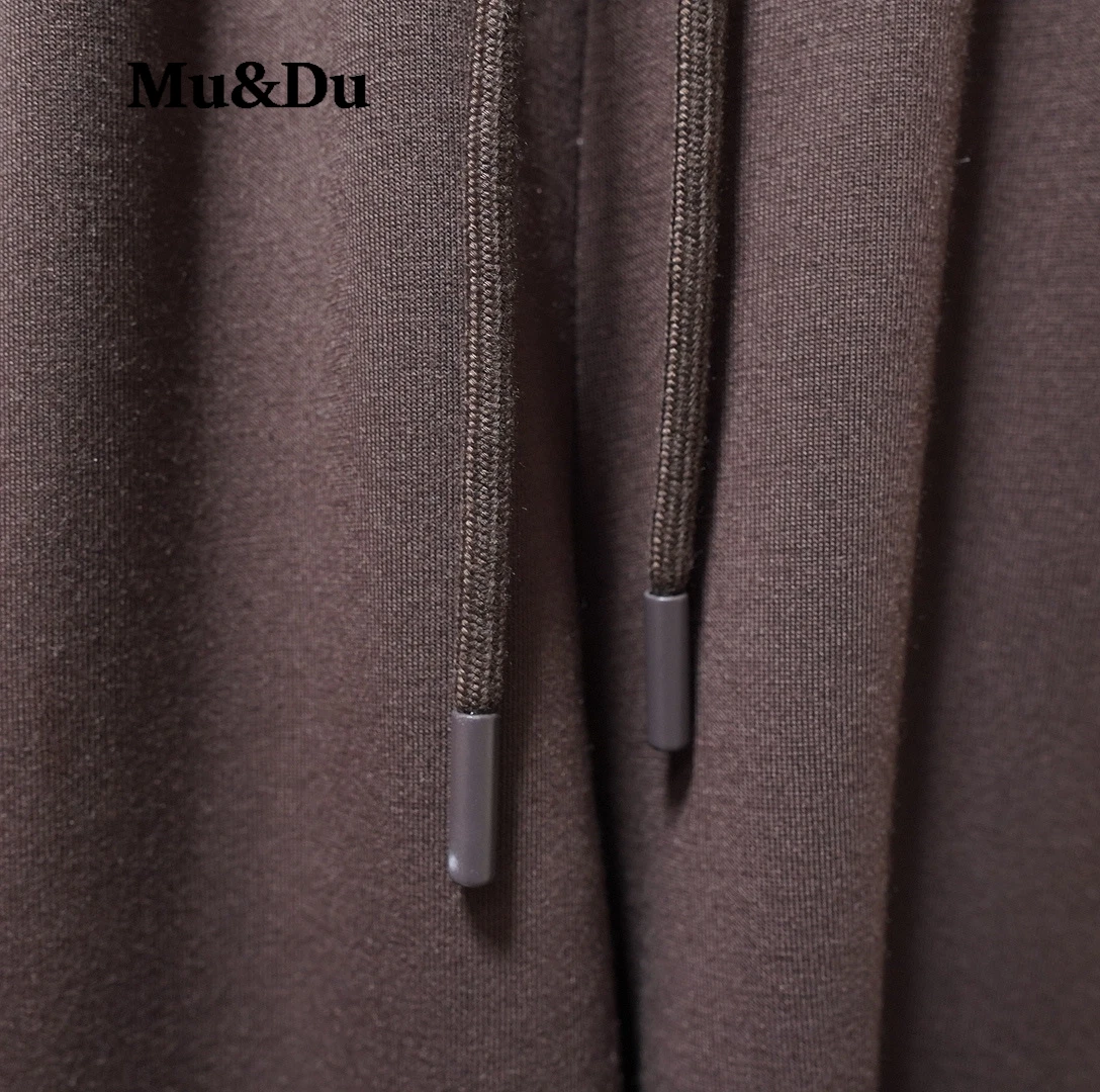 2026 Women Wide Leg Sweatpants Casual Autumn Solid Elastic Waist Loose Joggers Pant Female Trousers