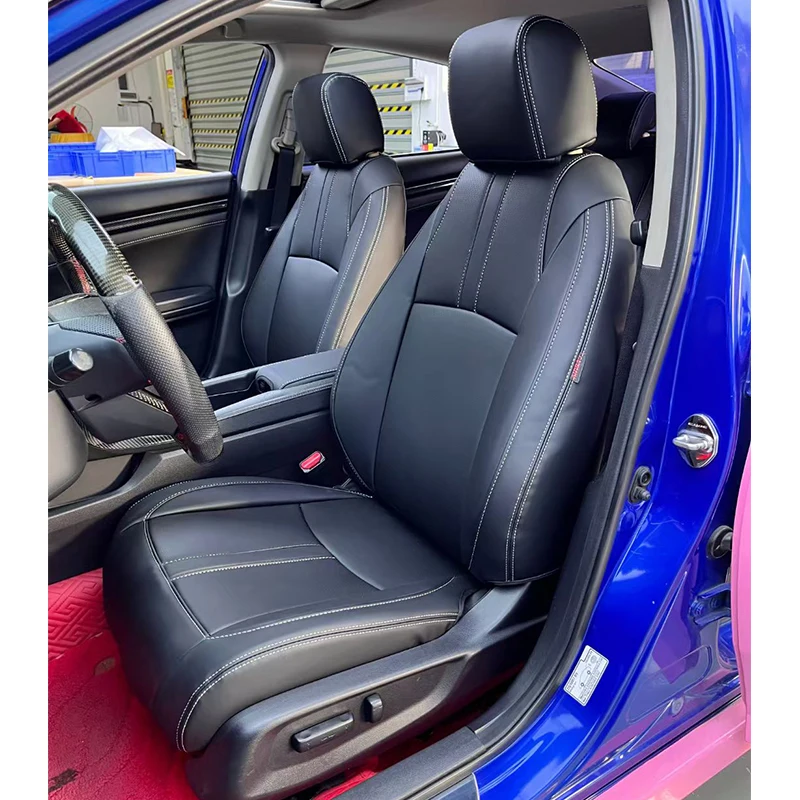 For Honda Custom Fit Car Accessories Seat Covers for Honda 5 Seats Full Set Top Quality Leather for Honda HRV xrv Vezel