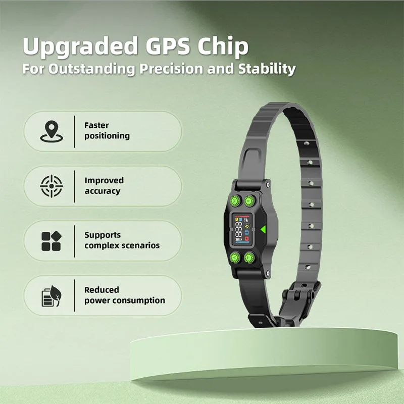 GPS Wireless Virtual Dog Fence Waterproof Outdoor Pet Training Collar Intelligent Positioning Boundary System