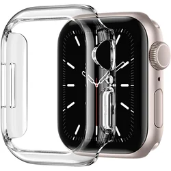 Funda protectora para Apple Watch, accesorios de parachoques para iWatch Series 9, 8, 7, SE, 6, 5, 4, 45mm, 41mm, 44mm, 40mm