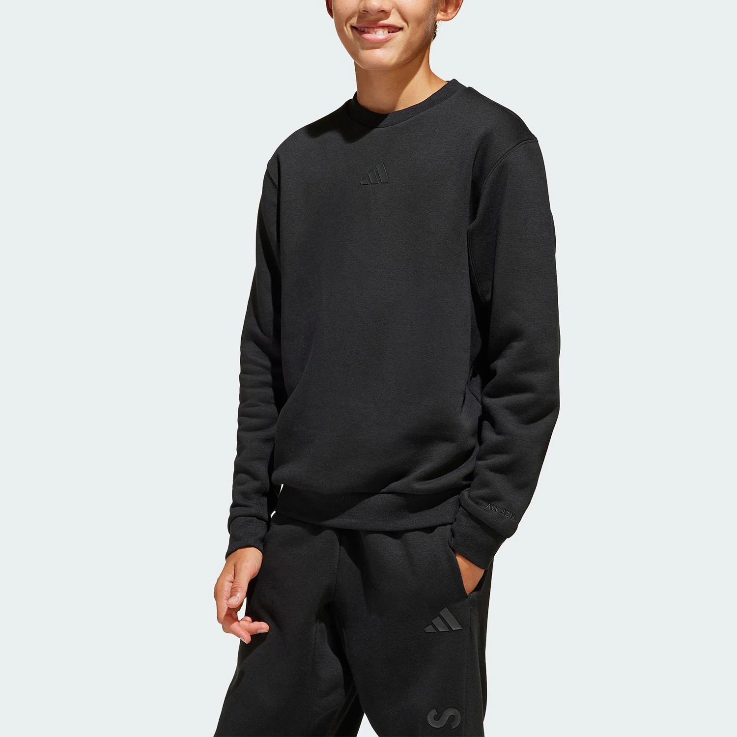 

Оригинальная спортивная толстовка Adidas Originals Authentic 2025 Summer Big Kids с круглым вырезом для отдыха и занятий спортом JI6166