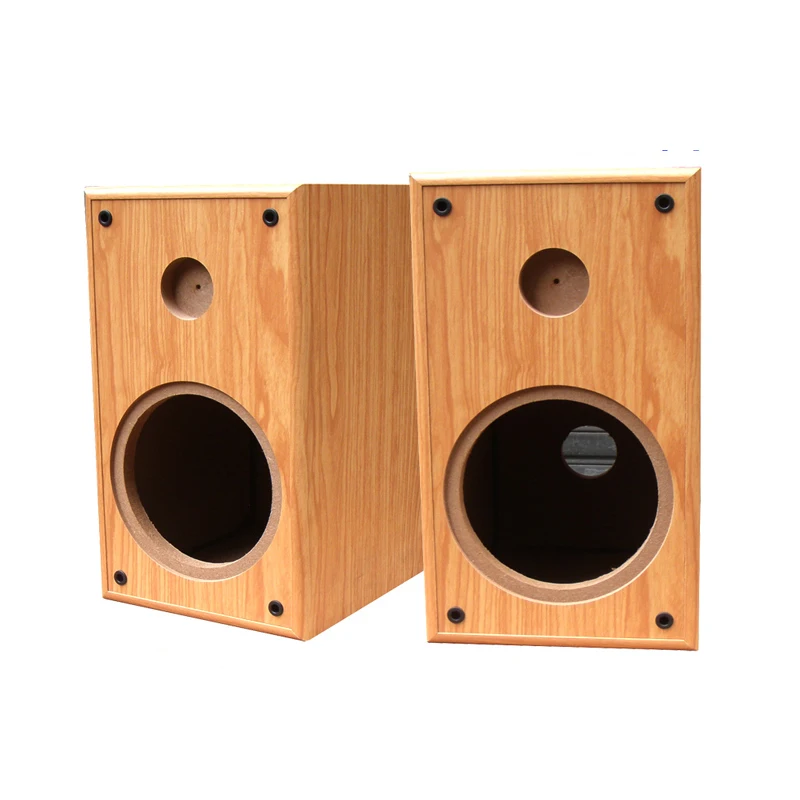 OEM ODM 6.5 Inch Subwoofer Wood Speaker Box Empty Case Audio Car Subwoofer Body Enclosure DIY Wooden LoudSpeaker Shell