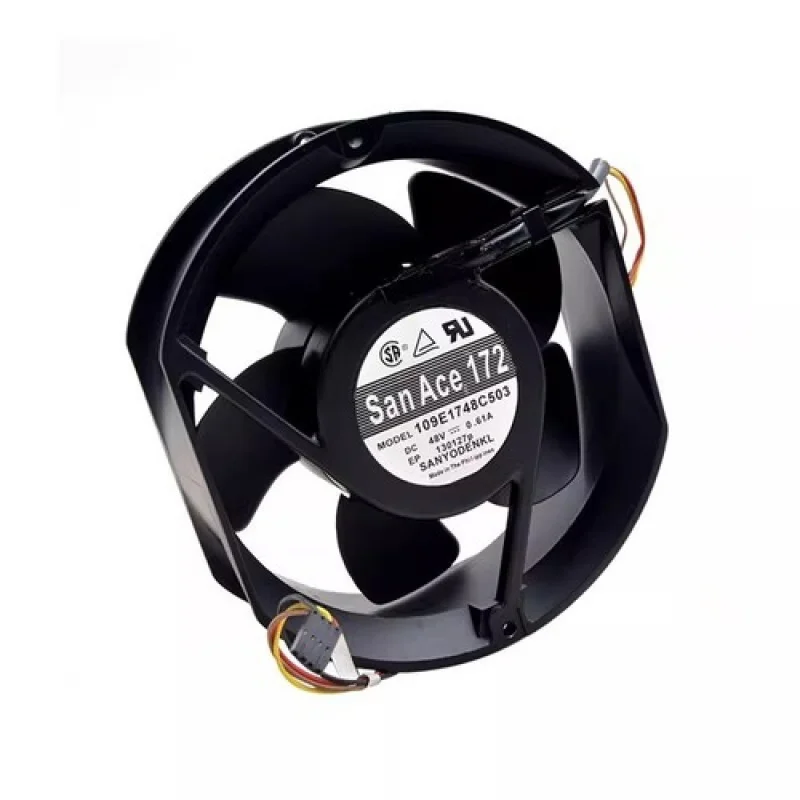 

C for Sanyo san ace 172 109E1748C503 48V 0.61A Waterproof Cabinet Transformer Fan
