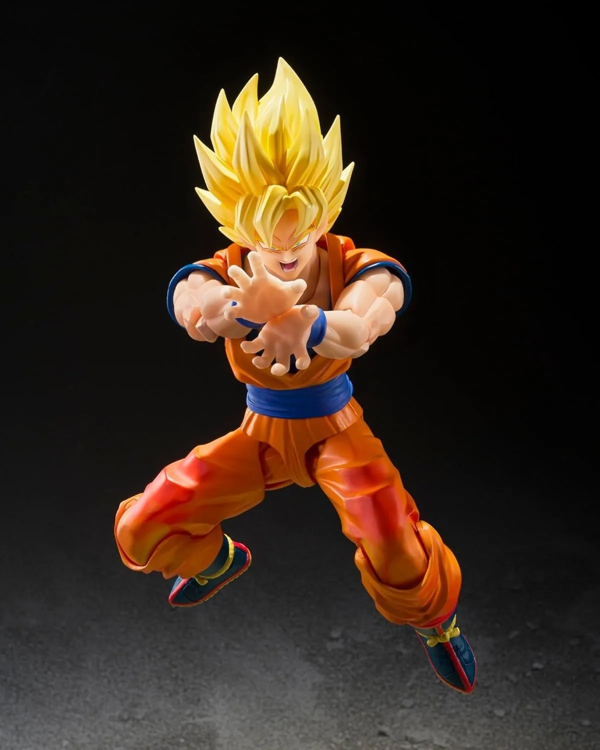 متوفر في المخزون S.H.Figuarts Shf Super Saiyan Son Goku The Games Begin Action Figure Toy Model Gift #6