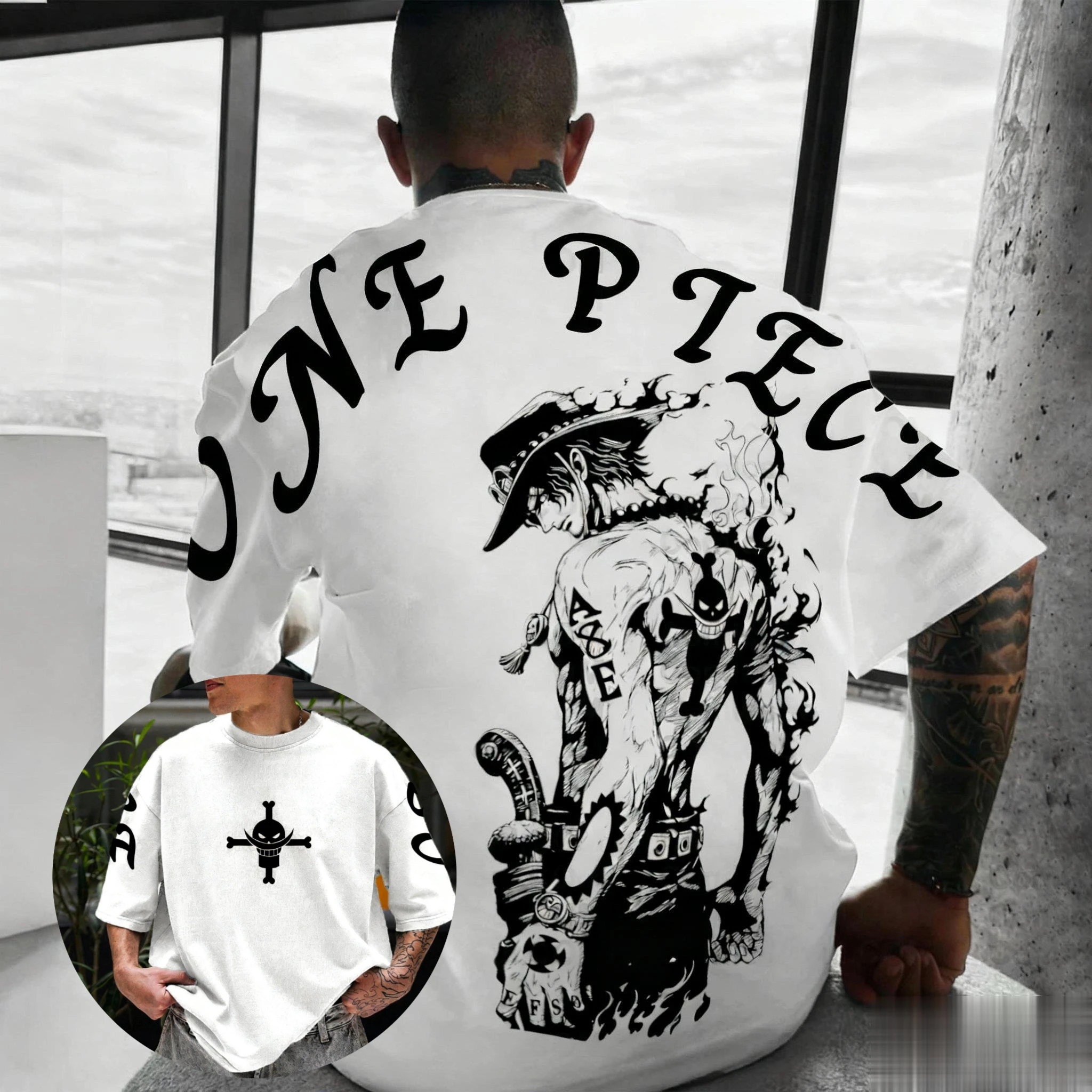 

Unisex Streetwear Anime One Piece Luffy Graphic T-shirt Men Women Summer Fashion 2025 Y2k Oversized Casual Short Sleeve Tees Top