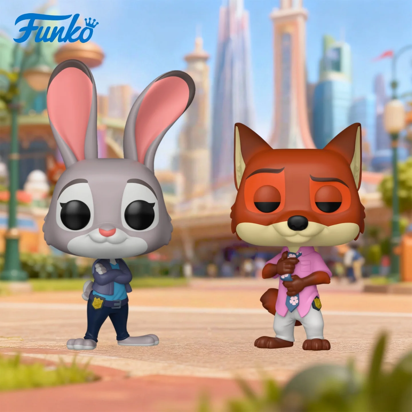 

Zootopia 2 Nick Wilde Judy Hopps Figure - Funko Pop Official Genuine Limited Edition Collect Figurine Disney Fans Toy Gift