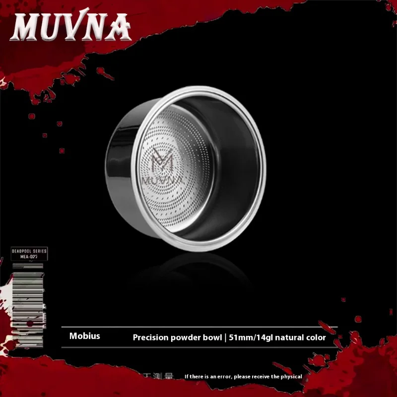 

MUVNA кофе эспрессо фильтр корзины прецизионные MOBIUS M-055 51/53/58 мм ручка кофемашины экстракция миска для порошка 18/20/22 г