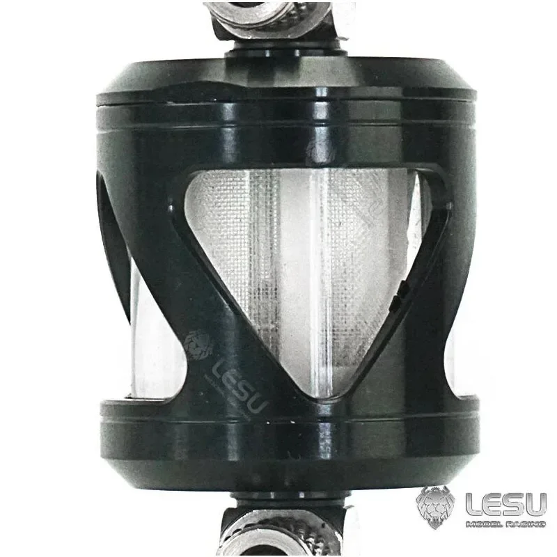 RC 1/14 LESU Metall-Ölfilter für Tamiya Hydraulikbagger, Lader, Muldenkipper für SCANIA MAN VOLVO Kipper-LKW DIY-Teile – Detail 3