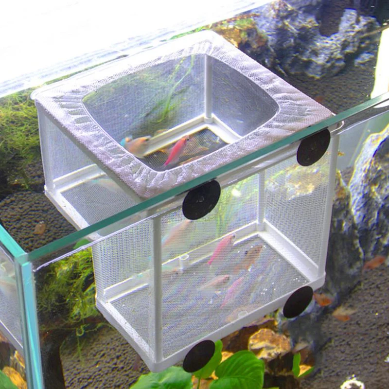 

Aquarium Accessories Nylon Plastic Fish Breeding Isolation Box Fish Tank Aquarium Breeder Hatching Incubator