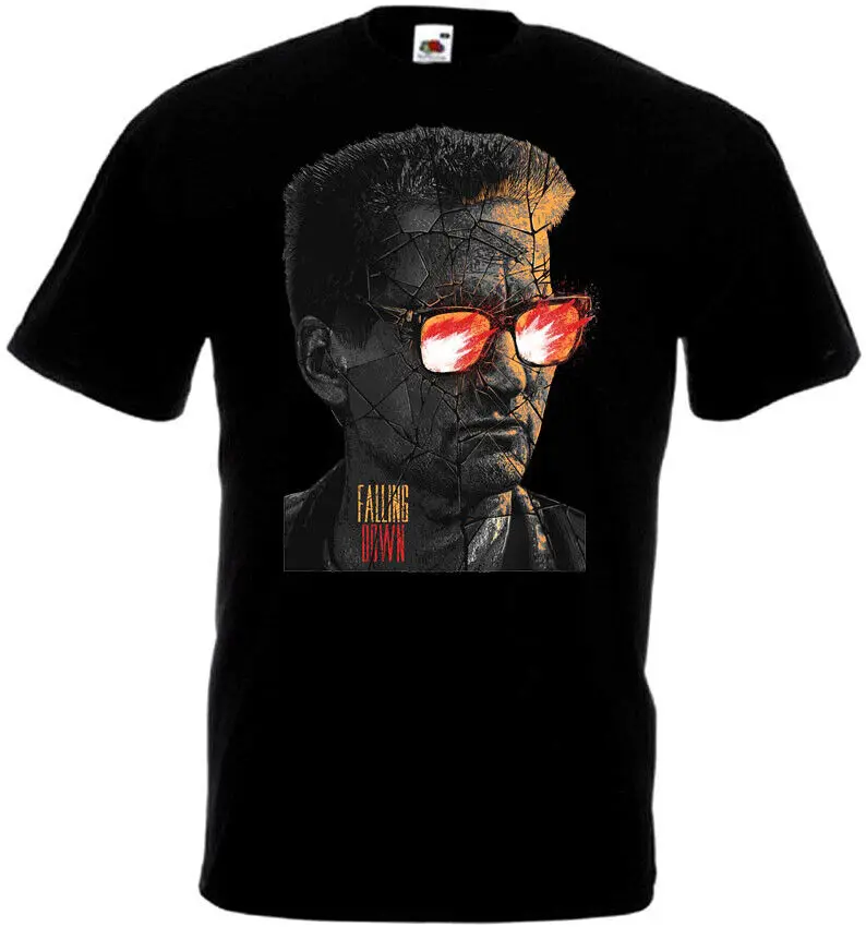 Falling Down v10 Michael Douglas T-shirt movie poster black all sizes S-5XL