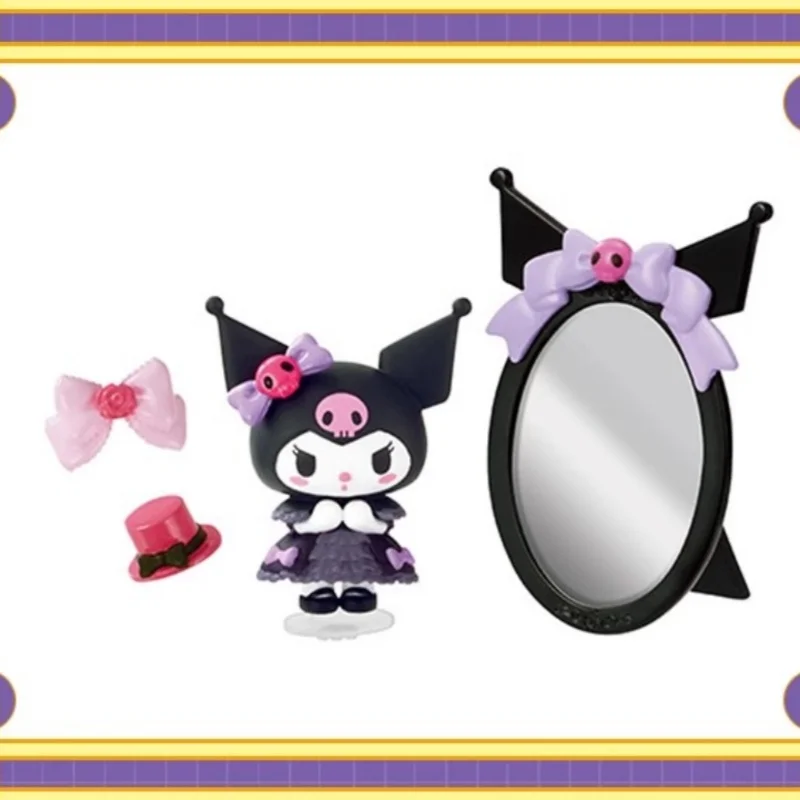 New Genuine Rement Kuromi Room Series Micro Model Toys Desktop Ornament Holiday Gifts Collectibles In Stock ﻿