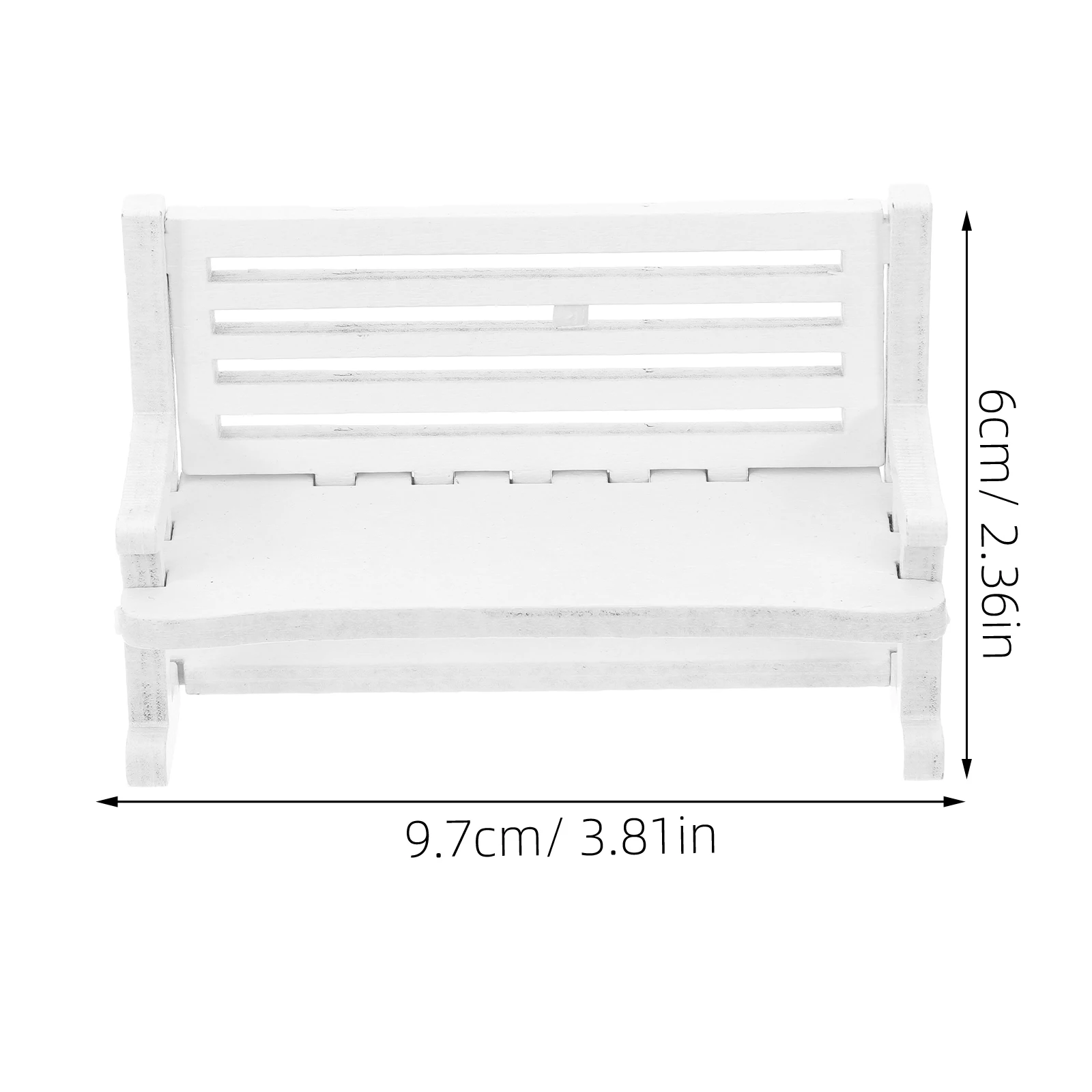 2 pçs mini cadeira de balanço ornamentos casa cadeiras internas dentro do carro madeira