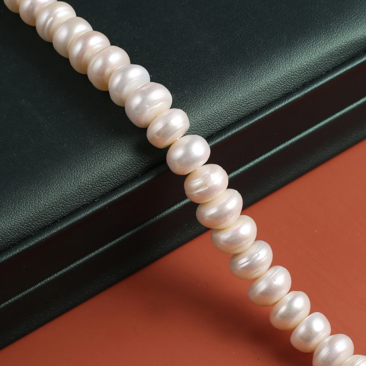Natural Pearl Large Flat Piece Bead Plump Shape Elegant Appearance for DIY Jewelry Making Handmade Bracelet Necklace Length 36cm